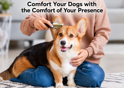 Dog Grooming Kit, Cordless Dog Clippers, Rechargeable Dogs Hair Trimmer